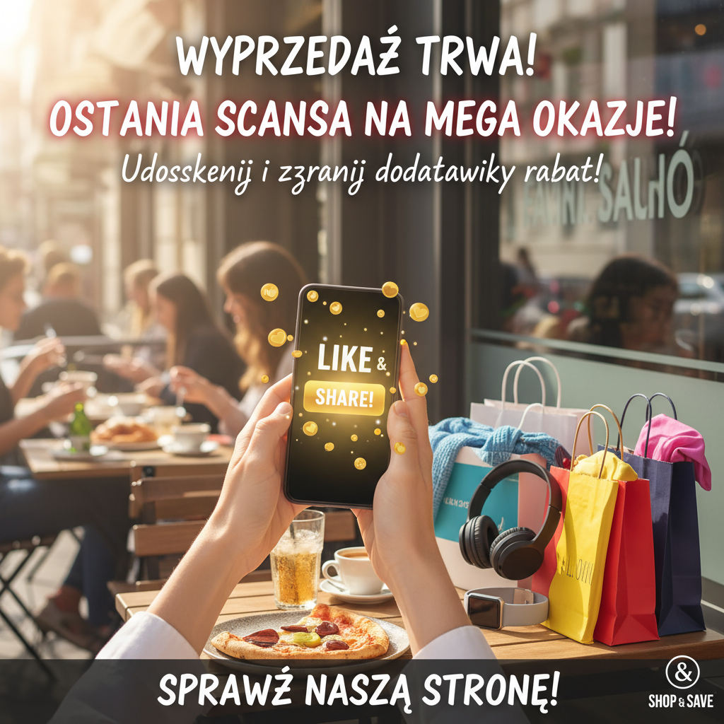 stwórz grafikę do posta na Facebooka i instagram, 