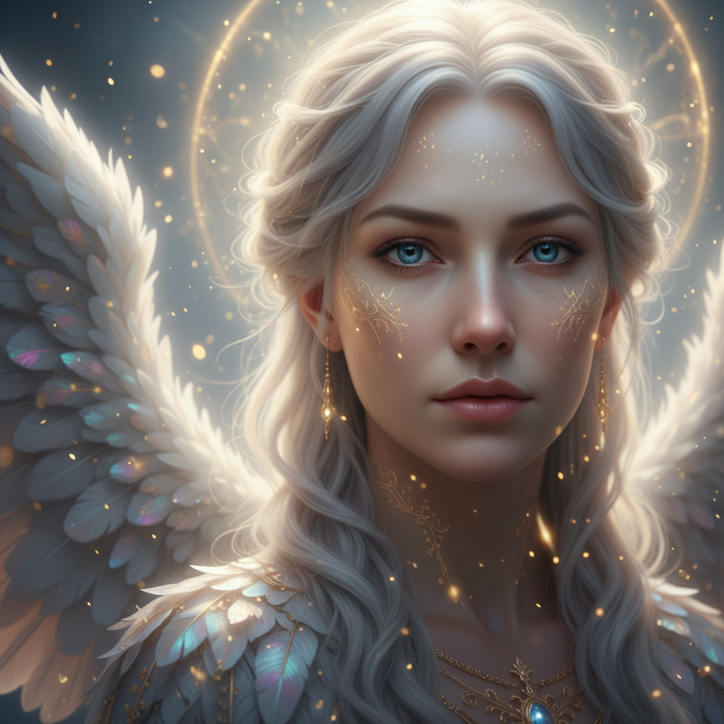 Ultra-realistyczny, kinowy portret eterycznego ani