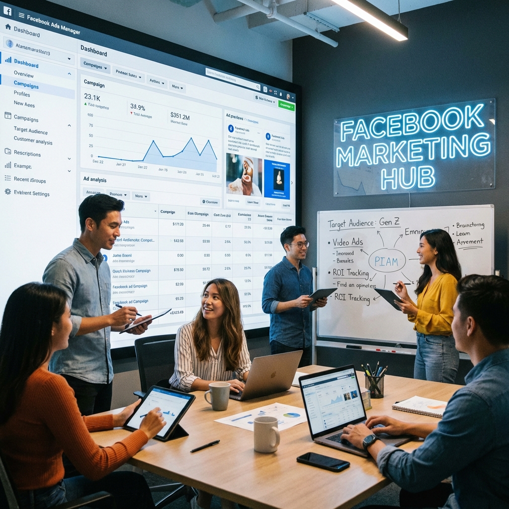 stwórz grafikę związaną z prowadzeniem kampanii ma